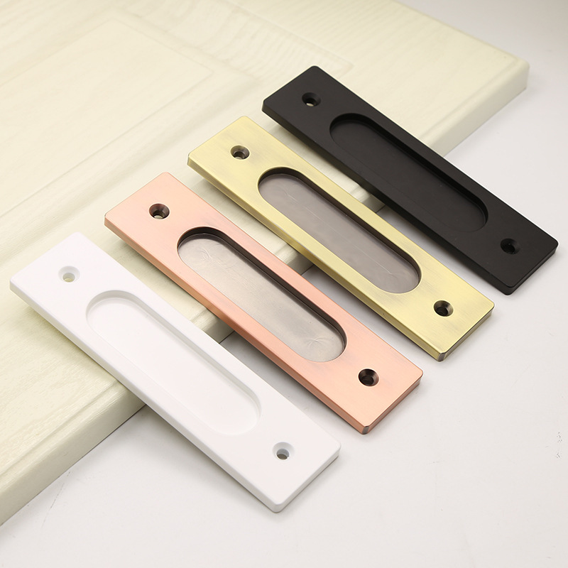 Cross-border sliding barn door handle groove-free sliding door handle invisible hidden handle mobile door and window handle easy to install Cross-border sliding barn door handle groove-free sliding door handle invisible hidden handle mobile door and window handle easy to install