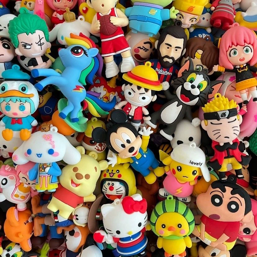 Каскадная игрушечная брелок-подвеска PVC, коллекционная 5 см (средний) или 7 см (большой), мягкое PVC украшение