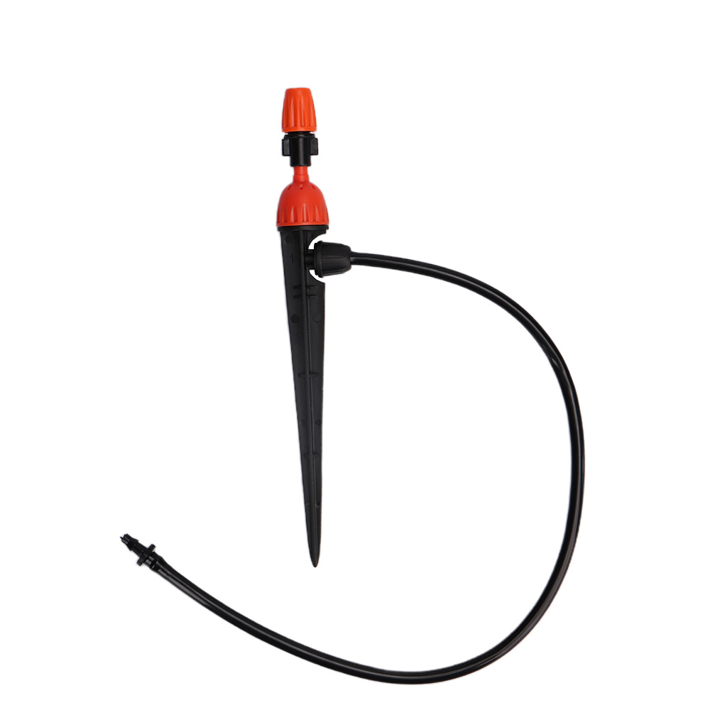 conjunto de riego de jardín perezoso riego automático de flores de ocho agujeros varilla de enchufe de tierra maceta agrícola sistema de riego de flores