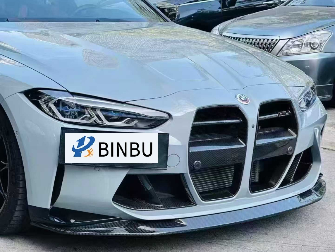 Suitable for Bmw M3 M4 Carbon Fiber Front Lip G80 G81 G82 G83 Front Spoiler Modification R44 Style Front Diffuser