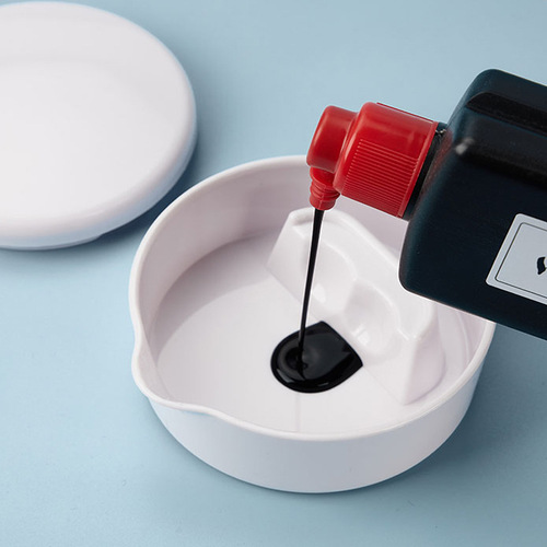 Thickened anti-slip plastic multi-functional inkstone ink pool ink box pen holder three-in-one inkwell water dish wholesale