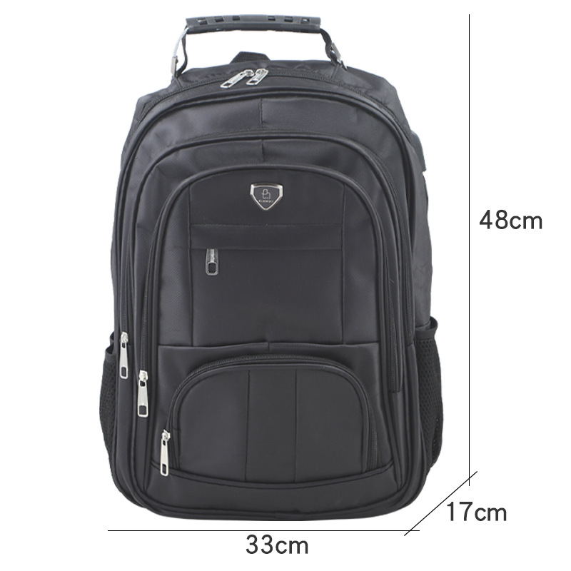 Factory Direct gift bag men's backpack computer bag small single quick return Oxford cloth commuter simple travel backpack