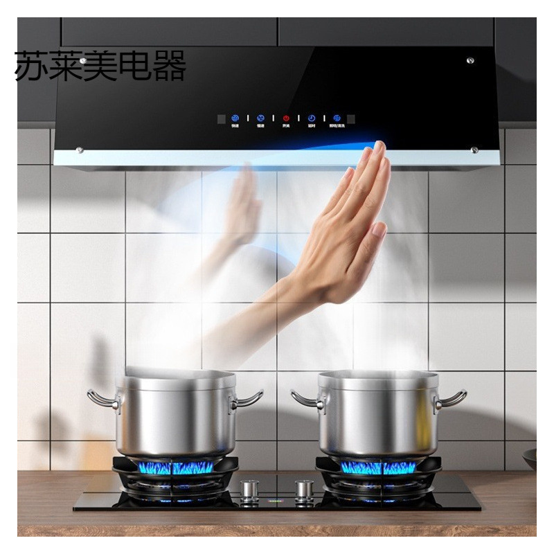Large Suction Range Hood Household Kitchen Small Medium and Old-Fashioned Range Hood Electrical Stove