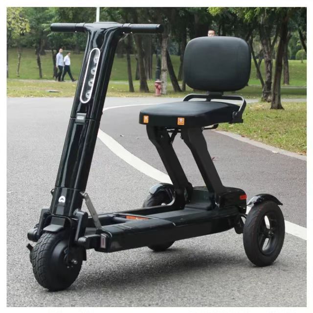 Aluminum Alloy Smart Electric Scooter Folding Three-Wheel Electric Car Disabled Battery Car Smart Lithium Car