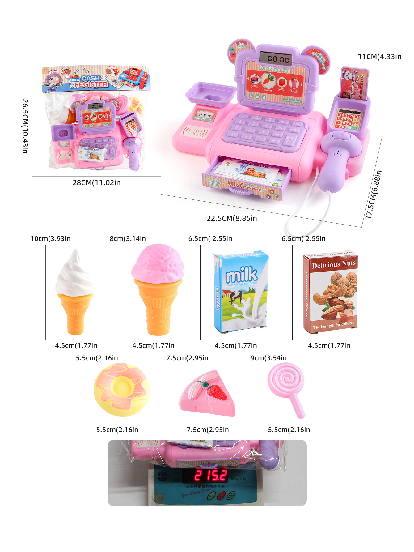 Simulation Shopping Cash House Toys Electronic Game Lighting And Sound Effects Supermarket Cashier Toys For Children Gifi O1Cn013Syr6H1Ke9R2Fzj3J !!2206776261188 0 Cib