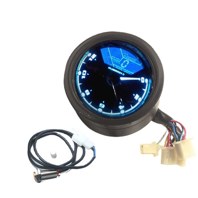 Motosiklet Baboon LCD Universal Elektron Taxometr Yanacaq Sürətölçən Odometer