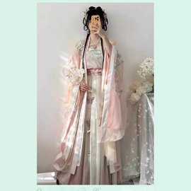 汉服套装;汉服禅茶服;马面裙