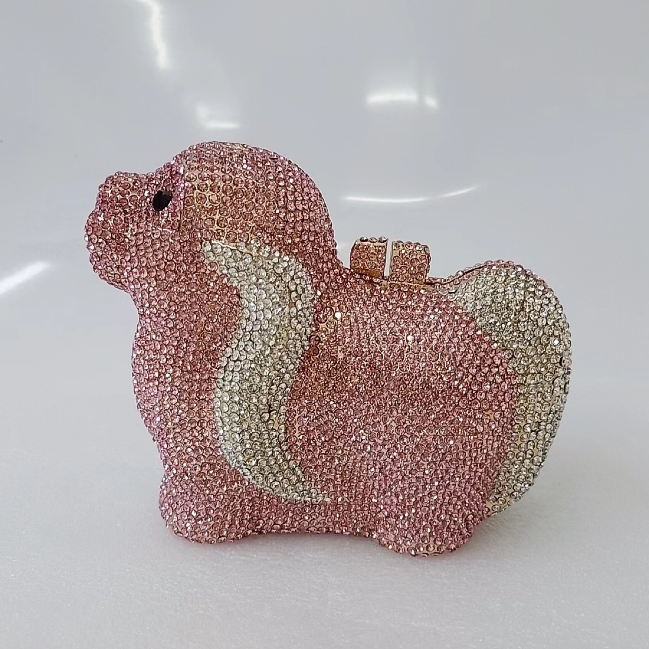 Túi clutch nữ đính đá kim cương cầm tay dự tiệc phong cách Âu Mỹ — BL501 màu bạc, BL501 màu vàng, BL501 màu đen đỏ, BL501 màu xanh đen