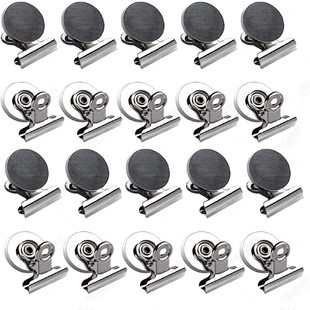 31mm Round Magnetic Clip Refrigerator Clip Small Silver Magnetic Clip Magnetic Small Clip Cross-border Spot