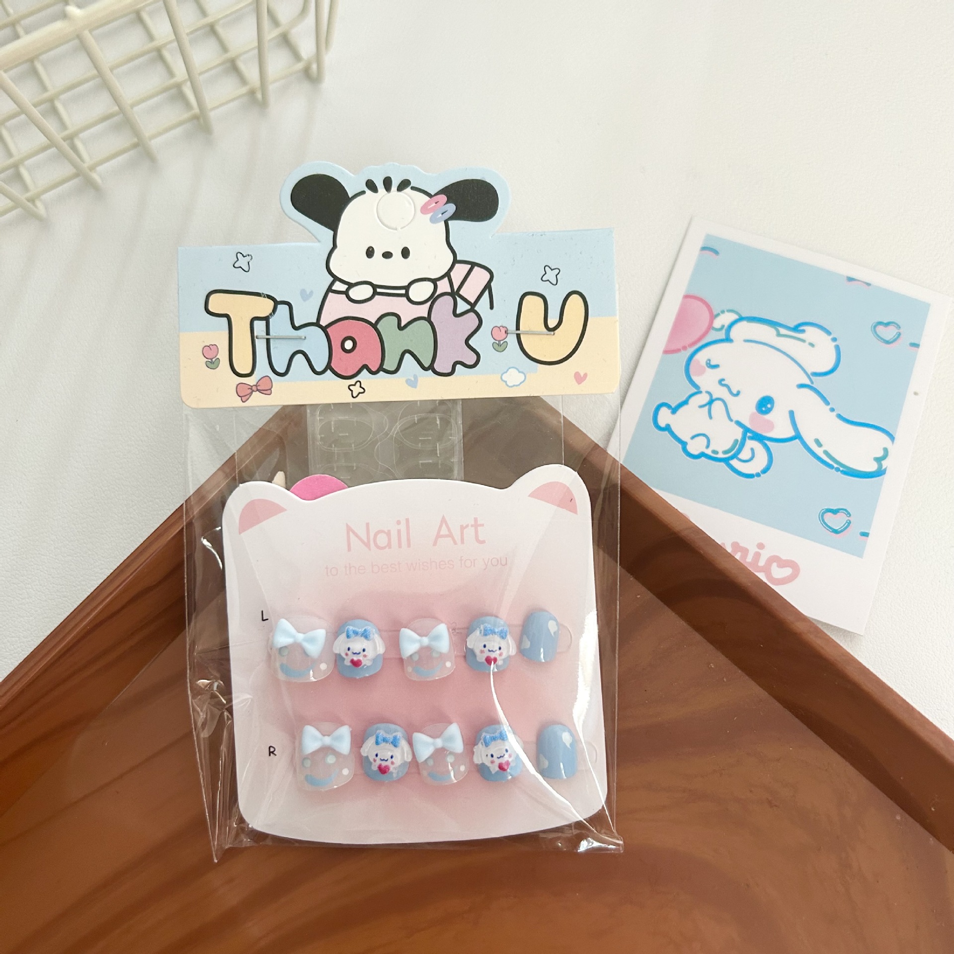 Niños estereoscópicos hechos a mano para usar uñas adorables pegatinas de uñas de dibujos animados para chicas juguetes