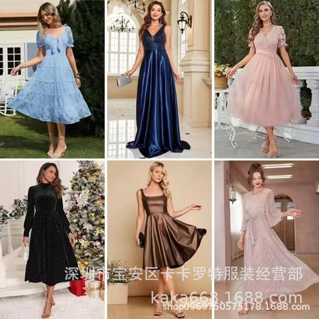 2026 nueva ropa de mujer SHEIN venta caliente sexy vestido de cadera vestido vestido de mujer fábrica al por mayor bajo precio