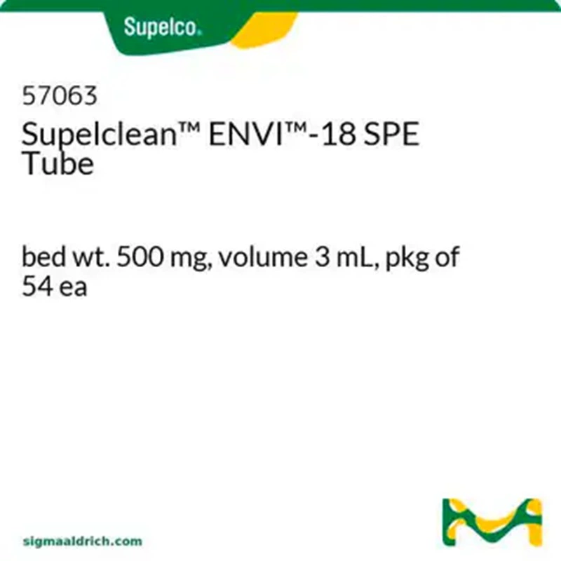 57063 Колонка для спектрофотометрического экстракции Merck Supelclean ENVI-18 SPE 3 мл 54 Supelco