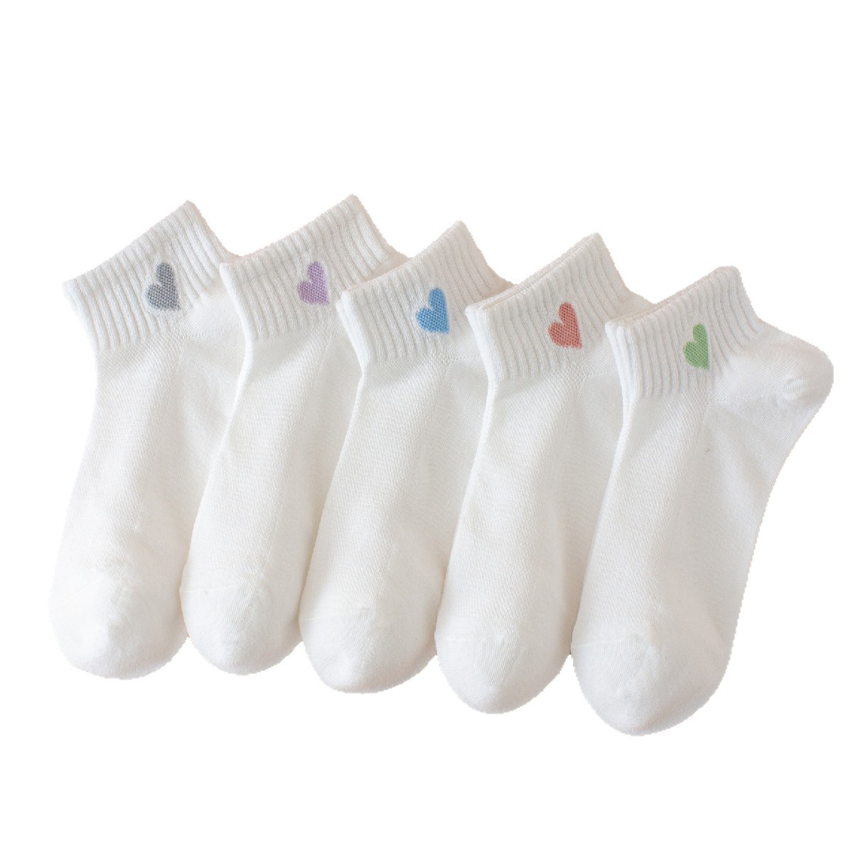 Calcetines de verano mujer, malla transpirable, invisibles, antideslizantes y cómodos.