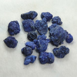 天然江西蓝铜矿原石 矿物颜料 石青群青色国画颜料 百克价 100g-阿里巴巴