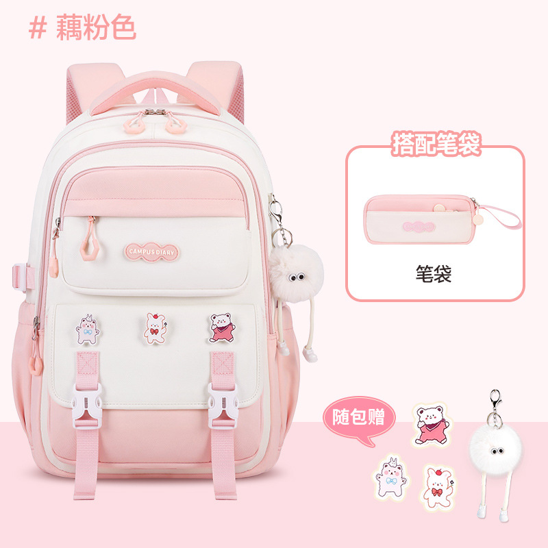Mochila Escolar de Gran Capacidad para Secundaria de Tela Oxford, Ultraligero, para Educación Escolar