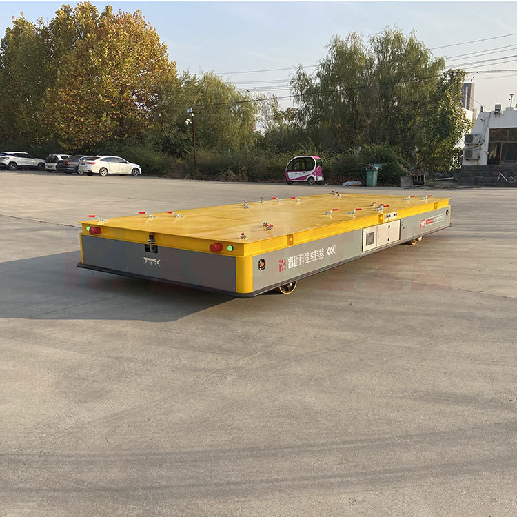 可防爆电动无轨道平车 喷砂喷漆房平板车 可升降无轨搬运车