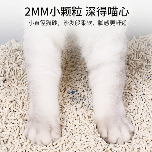 Cat litter drop shipping tofu cat litter mixed with original small particles deodorizing 6L can flush the toilet 2.8 kg