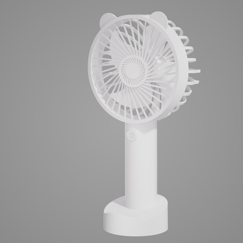 Cat ear handheld fan cute portable USB rechargeable fan mini portable handheld fan gift logo