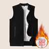 Vest Easy Large Autumn and winter Plush keep warm Sleeveless waistcoat Fleece vest Fleece Vest motion coat