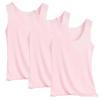 Women's ice silk vest pink+pink+pink