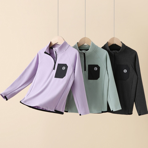 Men's and Women's Children's Underwear, Children's Base Shirts, Baby Single Piece Autumn Clothes, Warm Up Tops, Category A