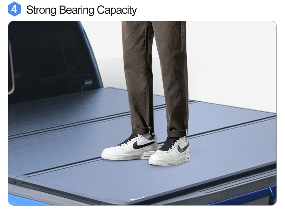 Cross-border Raptor F150 pickup roller shutter rear trunk cover RANGER hard tri-fold cover electric roller shutter car modification parts