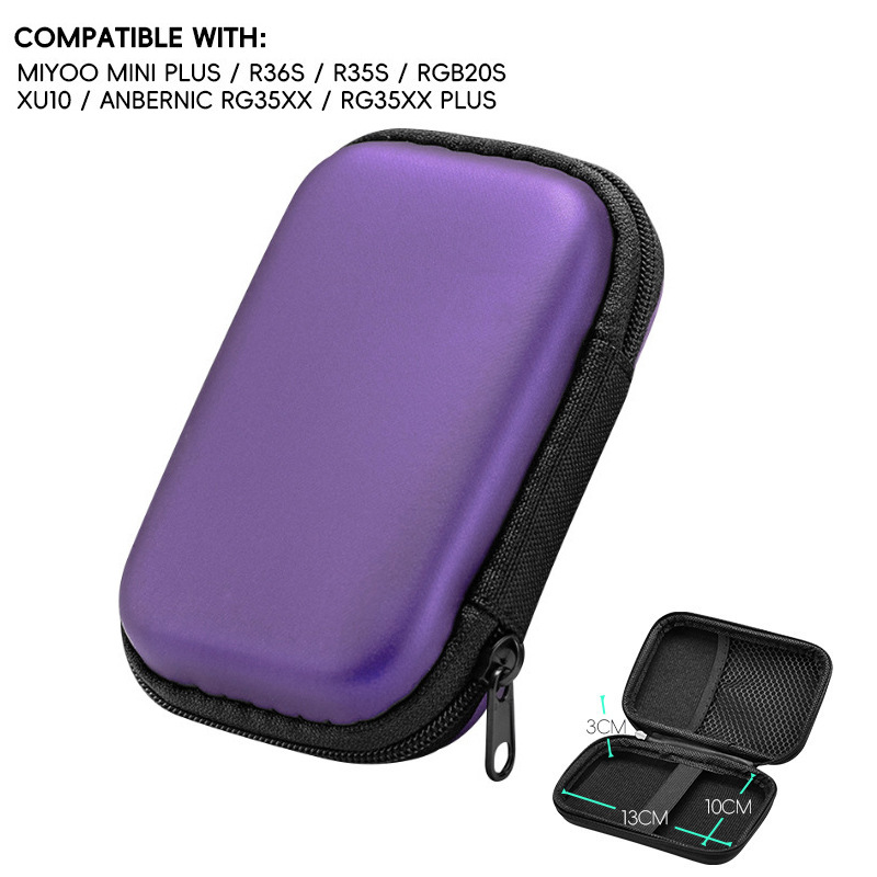 R36S bolsa de almacenamiento de mano R35S R35Plus RGB20S XU10 accesorios de la consola de juegos carcasa protectora película templada