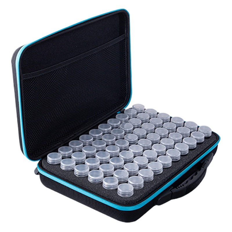 Conjunto de herramientas de pintura de diamante bolsa de almacenamiento Caja de Herramientas 30/60 botella de rejilla multifuncional portátil pintura herramienta traje