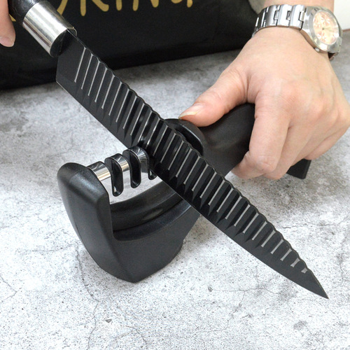 Four-in-One Knife Sharpener Home Four-Stage Knife Shears Handheld Sharpening Stone Kitchen Knife Scissors Rod Kitchen Gadget