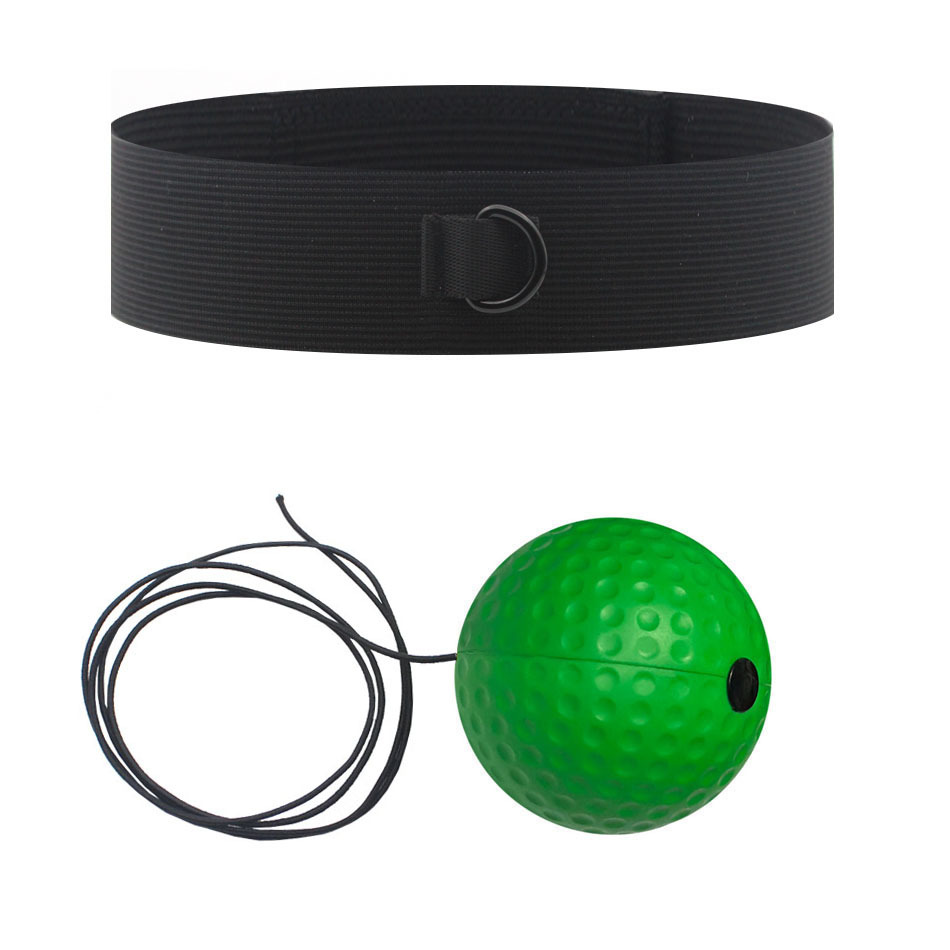 Bola de reacción de boxeo montada en la cabeza Descompresión Bola de fuga Bola de velocidad mágica Entrenamiento para adultos y niños Fitness Entretenimiento Inicio