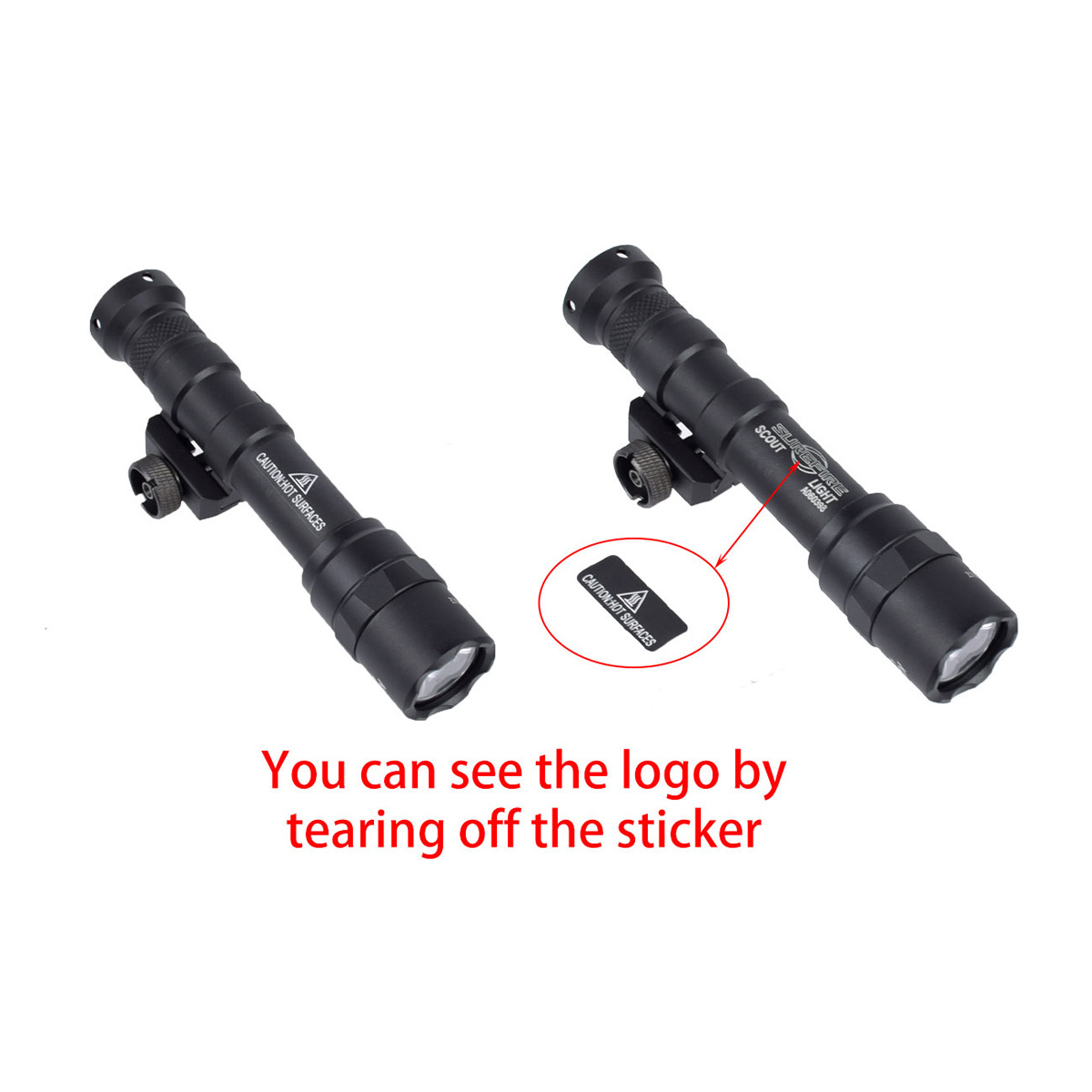 Cross-Border M600C Strong Light Flashlight Tactical Led Lighting Outdoor Flashlight 20mm Guide Rail Sf Interface Mouse Tail