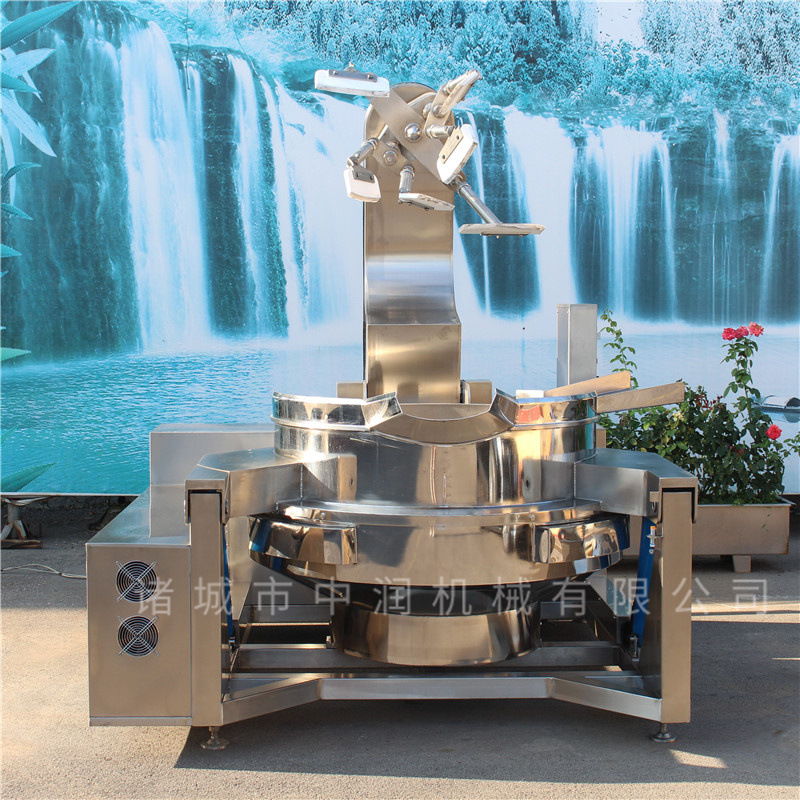 厂家供应 辣椒酱搅拌炒锅 炒辣椒酱炒牛肉酱炒海鲜酱设备