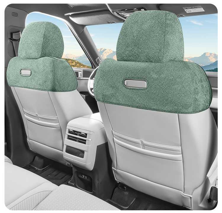 26 Types of Fang Cheng Bao Titanium 3 Rams Special Car Seat Cushions, Universal for All Seasons, Semi-Covered Perforated Breathable Seat Covers