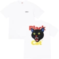 M033 white [heavyweight premium] big black cat