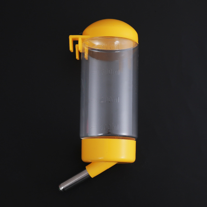 Botella de agua para perros para mascotas colgantes de bebidas de agua para gatos y perros colgantes de jaula de hervidas de agua 400ML fábrica directa