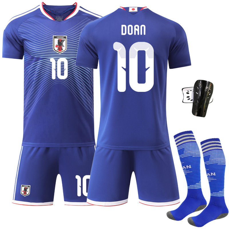 2526 World Cup Japan Home Football Shirt No. 9 Ueda Kyoshi 8 South Nawa Takashi 22 Tomoaki Futagami Jersey