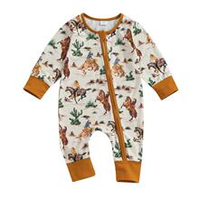 G 43801 Baby Western Print Romper Ӥ�������� �羳ŷ��
