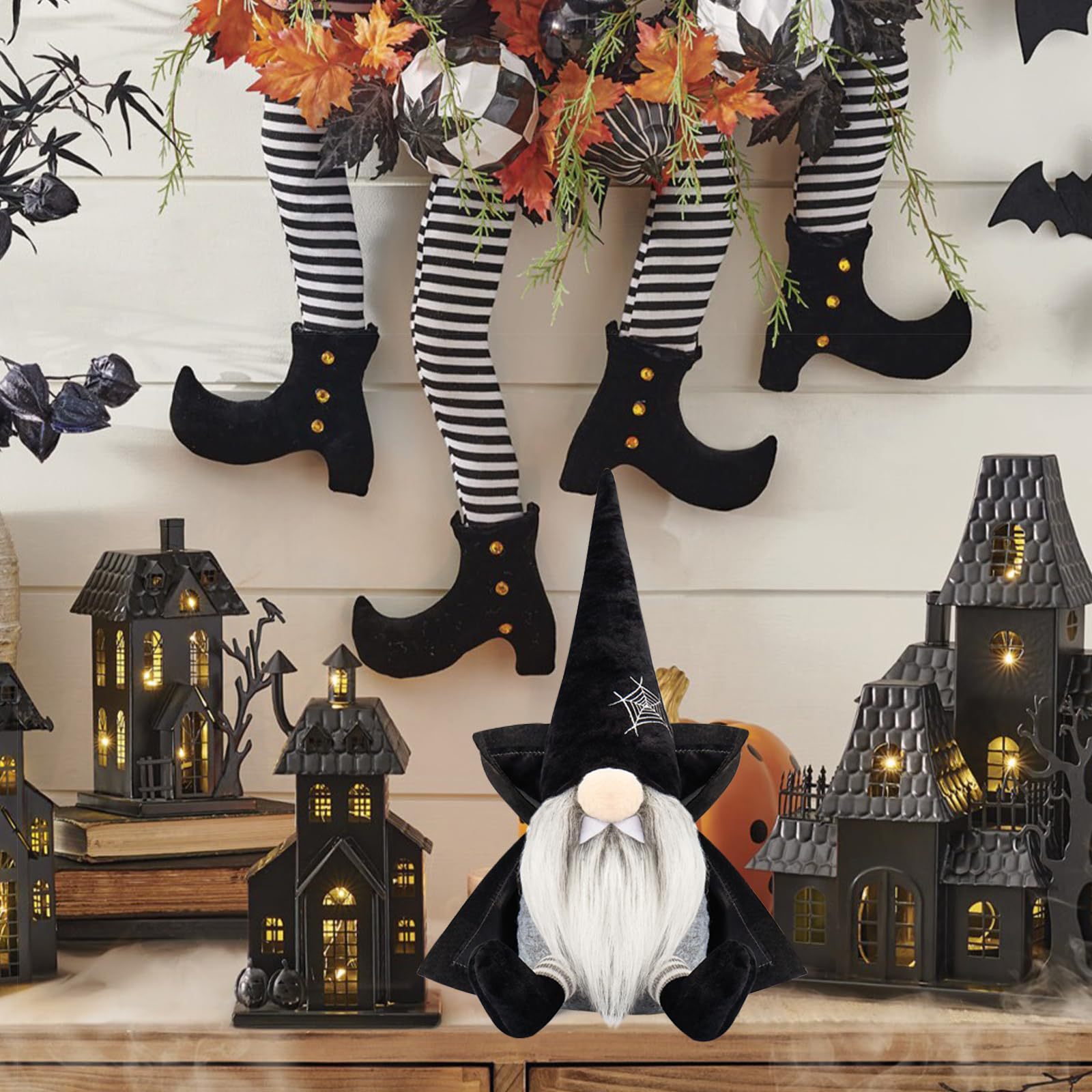 Nuevos productos transfronterizos muñecas de Halloween sin cara muñecas de Halloween mantas enanas decoraciones murciélagos decoraciones de vacaciones