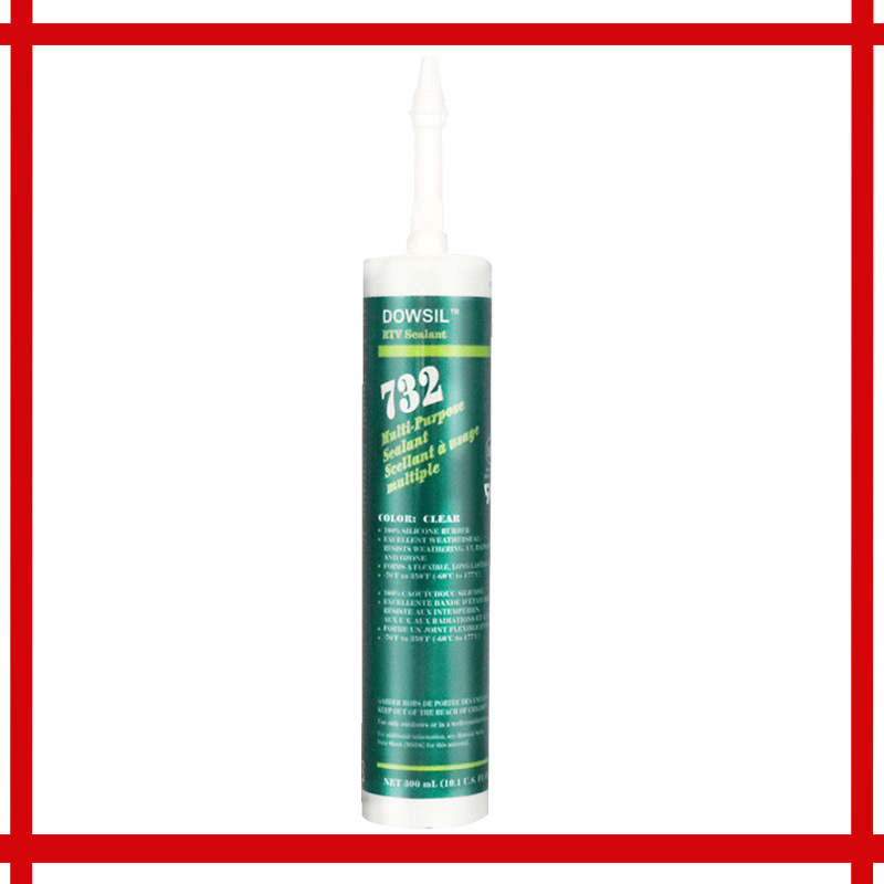 道康宁DC732耐高温玻璃胶 陶熙732 FDA食品级认证胶 白 透明 黑色