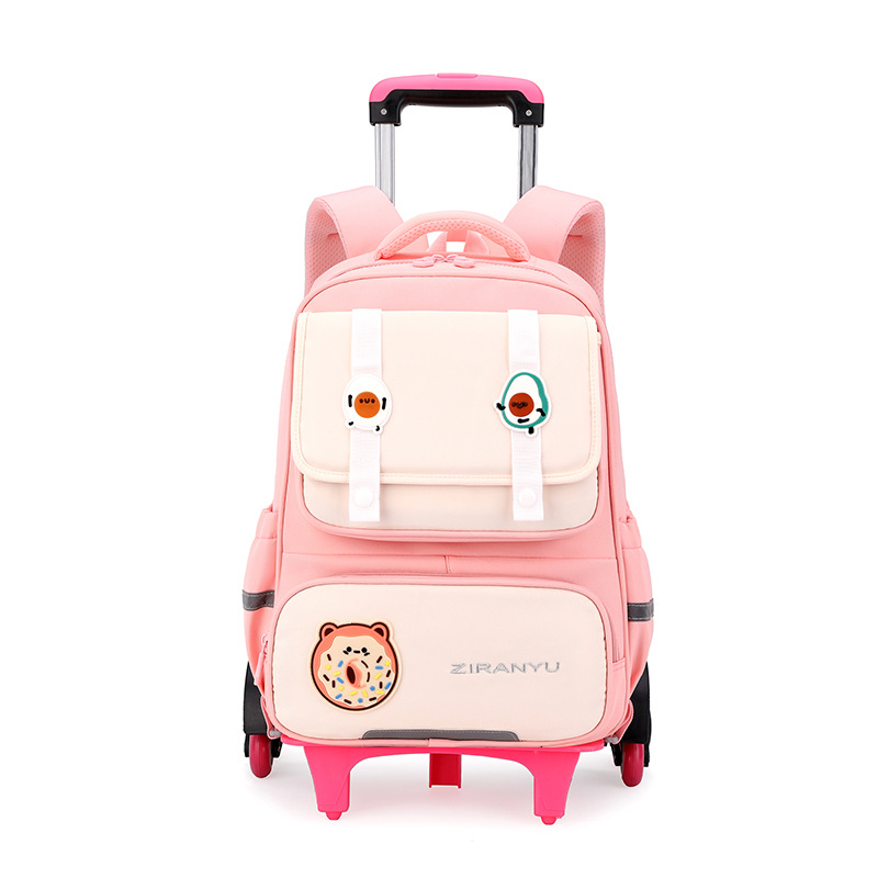 Nuevo pez natural para estudiantes de primaria, estudiantes de secundaria, bolsas de seis ruedas, escaleras de grado 234, niñas