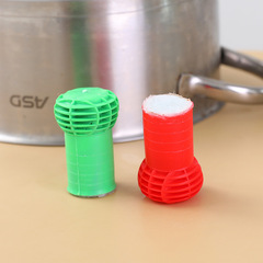 Stainless steel metal stain removal cleaning glass fiber kitchen pot bottom decontamination magic stick pot washing rust removal cleaning brush