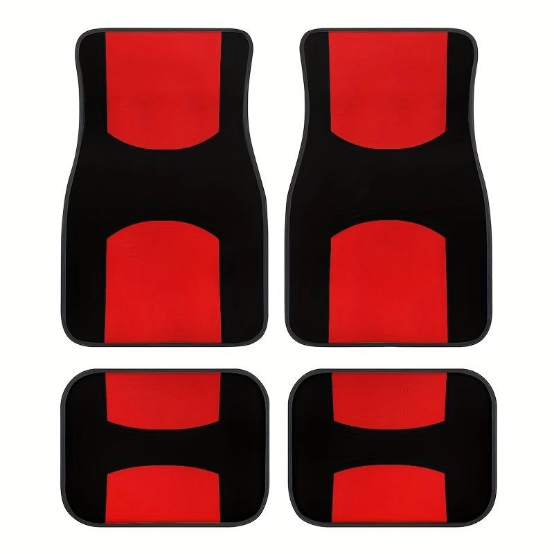 TEMU retro estilo nórdico alfombra de pie de coche alfombra de cuatro piezas tapete resistente a las manchas almohadilla de pie Amazon TEMU al por mayor
