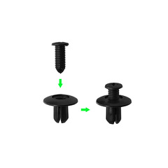 Applicable for Great Wall Pickup Car Fender Inner Trim Clip Splash Guard Trunk Clip Expansion Screw C20