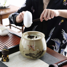 高端茶洗茶渣缸陶瓷建水大小号水盂废水桶烟灰缸茶具配件茶水缸