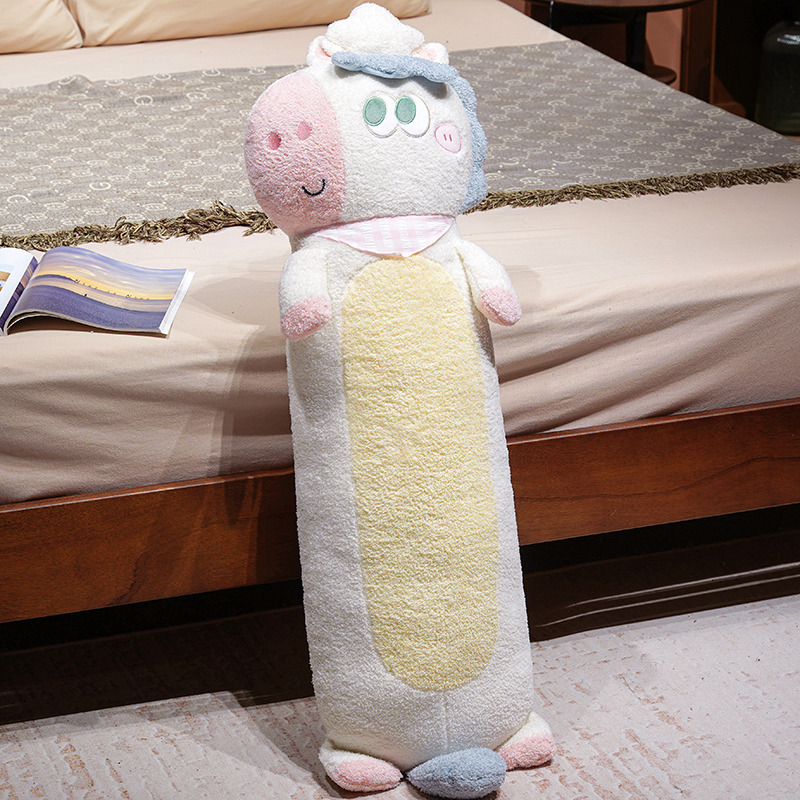 Almohada Larga Divertida para Dormir Franela y Poliéster para Cama Dormitorio