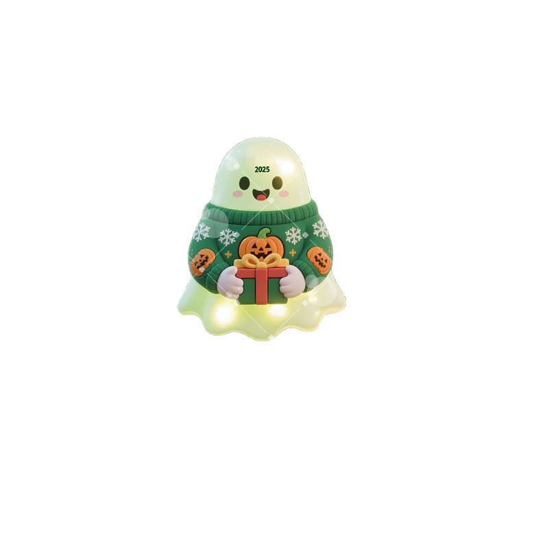 Nuevos productos transfronterizos de Navidad acrílico encantador fantasma colgante decoración navideña colgante decoración del árbol de Navidad pequeño colgante