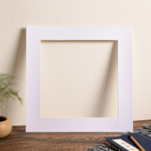 ♔正方形国画框内衬硬卡纸38cm33相框摆台挂墙书法字画作品装裱纸
