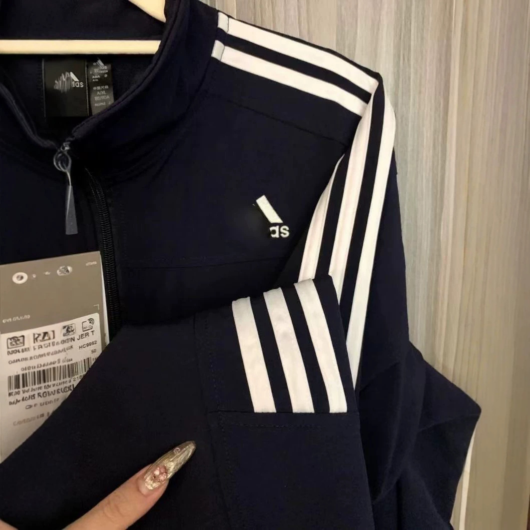 Cross-border classic QQ candy-themed set, including a loose-fitting, stand-collar jacket and matching jogger pants, suitable for both men and women, perfect for spring and autumn