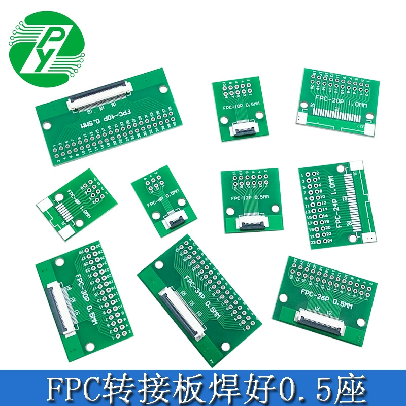 Перемещающаяся плата с поворотным элементом FFC/FPC6-80P 2.54 прямые разъемы сваренные 0.5 мягкая элементарная линия поворотная пластина