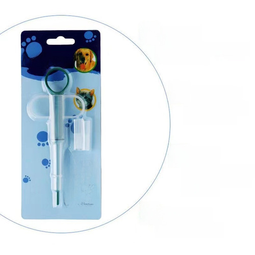 Pet medicine feeder, water dispenser, pet stomach medicine stick, feeding tongs, syringe tube for solid and liquid medication feeding.